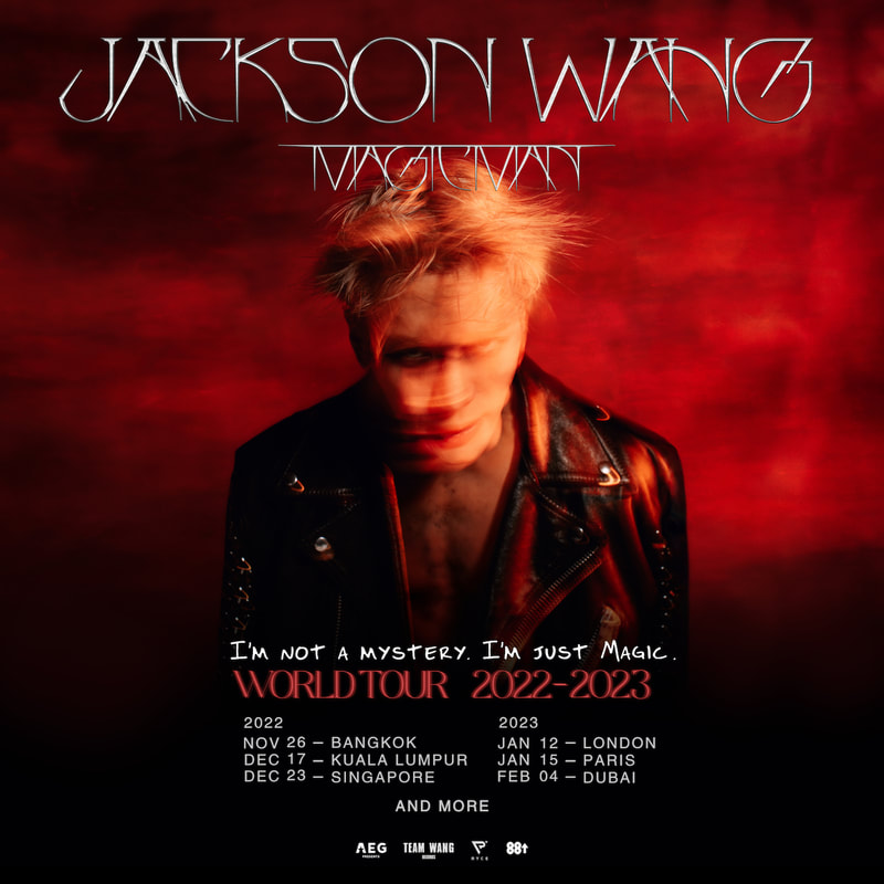 JACKSON WANG TO HEADLINE FIRST EVER SOLO TOUR JACKSON WANG MAGIC MAN WORLD TOUR 20222023
